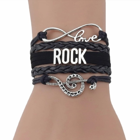 Infinity love Rock Bracelet - Picture 1 of 6